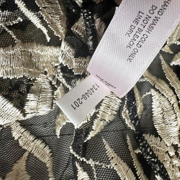 Victoria Secret Y2K Embroidered Floral Slip Chemise Nightgown Size Small - Picture 7 of 8